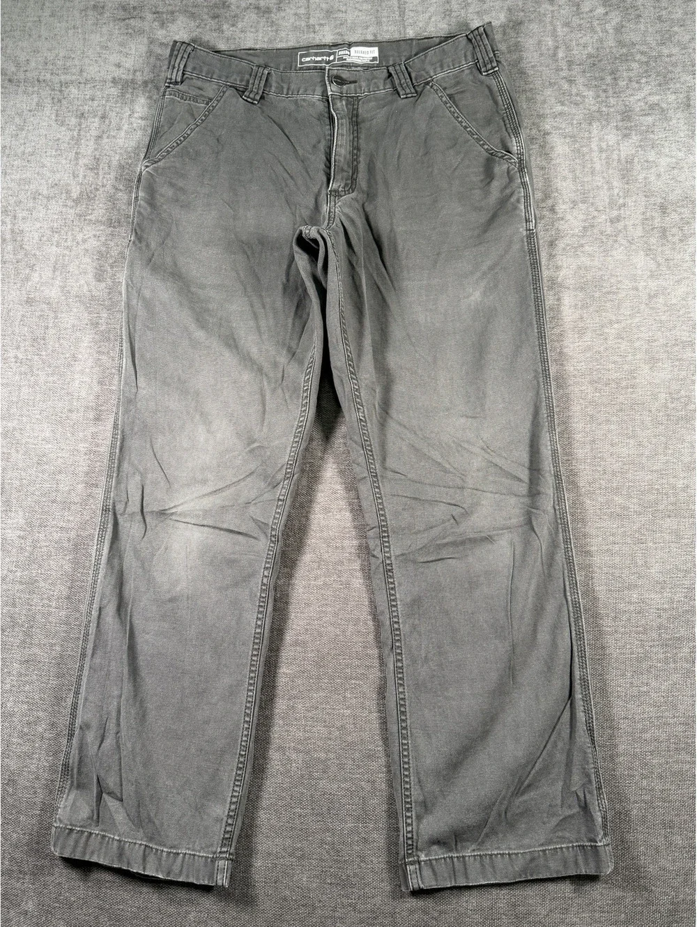Carhartt Relaxed Fit Work Pants Size 33x30 Gray